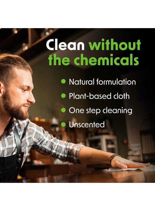 Wipex Table Bussers Natural Multi-Surface Cleaning Wipes - Plant Based Cleaning Wipes with Vinegar for Cleaning Restaurant Tables, Counters and Household Items - Image 2