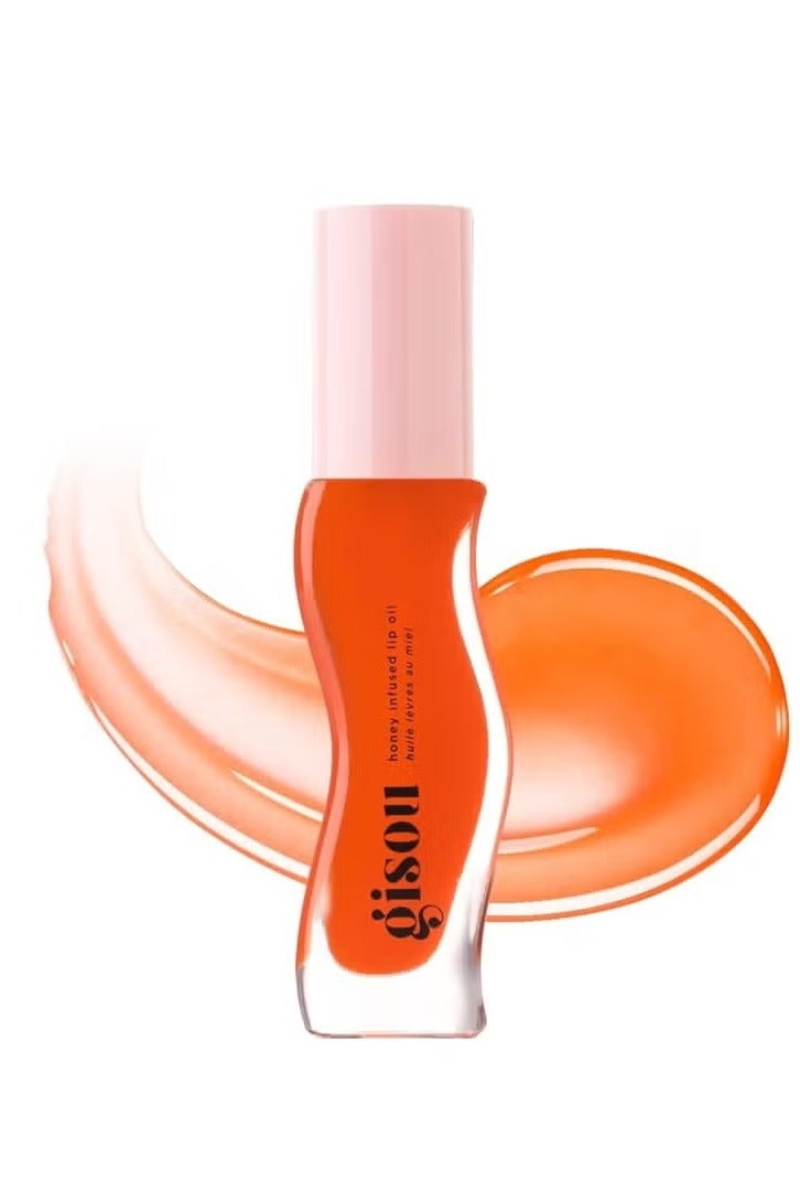 جيسو مرهم الشفة المغذي بالعسل ، مرهم الشفة المغذي الجاف ، لمعان عالي ، مكياج ناعم ، لون مرجاني شفاف ، عطر فاكهة المانجو الاستوائية ، عطر المانجو ، 8ml - Image 1