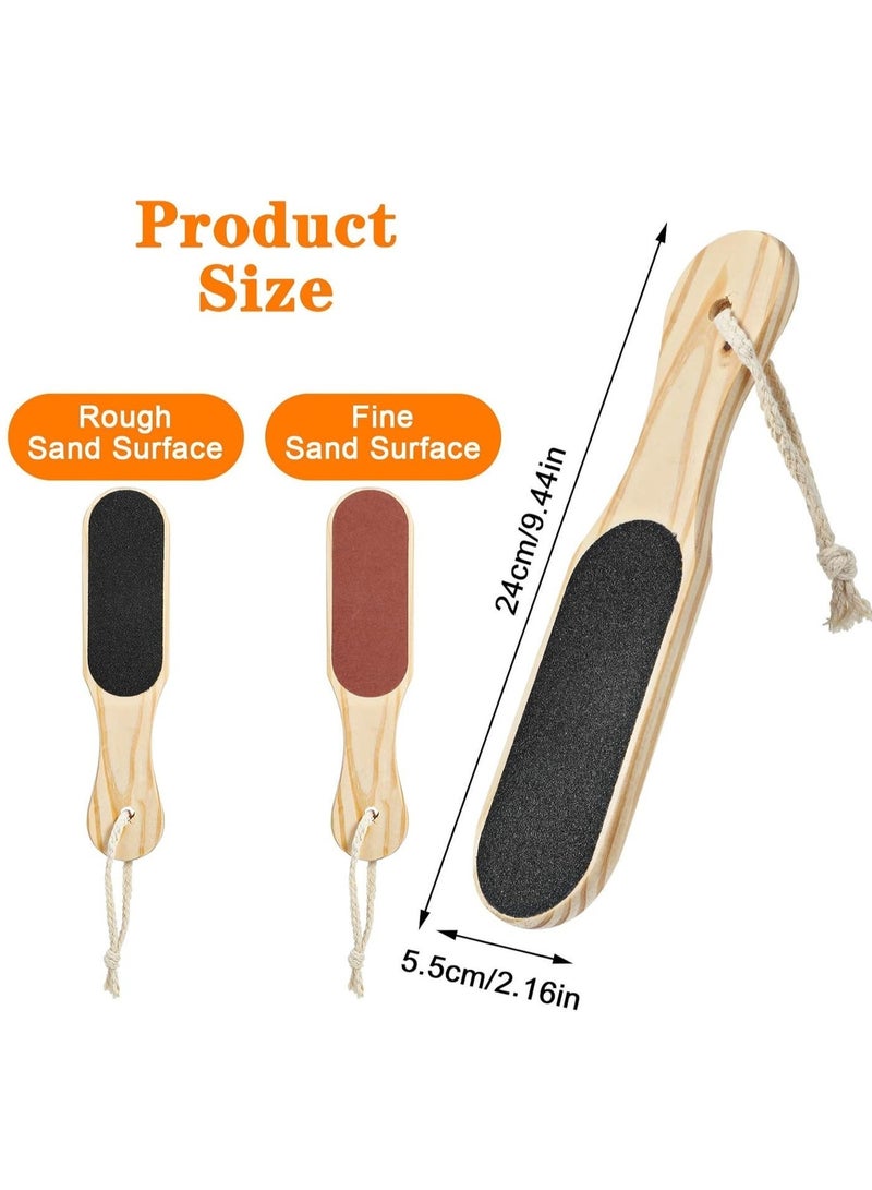 MJZ Double-Sided Foot Scrubber Pedicure Foot File Pumice Stone, Foot File Callus Remover Professional Pedicure Supplies Callus Remove Cracked Heels,Dead Skin,Corn,Scraper File Foot Care Foot Rasp Massage Brush Tools Kit for Men/Women - Image 4