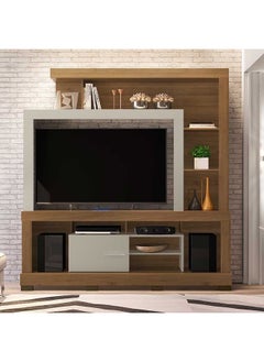 Ipanema TV Cabinet Entertainment Center Entertainment Modern Design Wall Unit Furniture Wooden TV Stand For Living Room Bedroom TV Rack L 180 x W 187 x H 40 cm Almond /Off White - pzsku/Z3FBF416AAD04B63201FDZ/45/_/1701845531/ab2527a8-599f-4d87-8630-fe56b45d3507