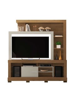 Ipanema TV Cabinet Entertainment Center Entertainment Modern Design Wall Unit Furniture Wooden TV Stand For Living Room Bedroom TV Rack L 180 x W 187 x H 40 cm Almond /Off White - pzsku/Z3FBF416AAD04B63201FDZ/45/_/1701845533/a30e3fb2-a8fc-4ffd-b318-466fbf6e54cb