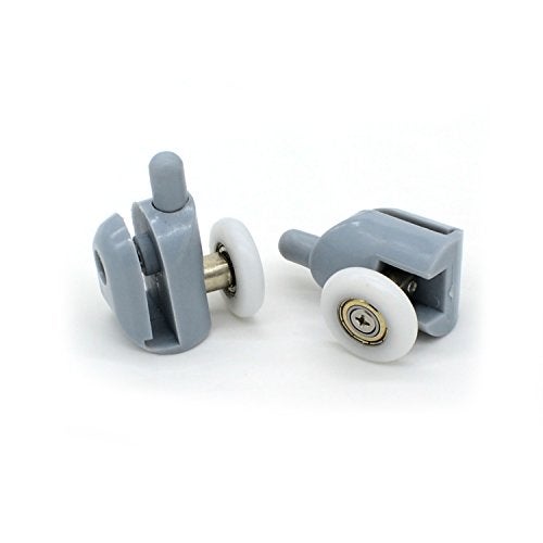 Smooth Shower Door Rollers, Set of 8 Single Shower Door Runners/Wheels/Pulleys/Guides 23mm Diameter Home Bathroom DIY Replacement Parts(4 Upper Rollers and 4 Bottom Rollers) - Image 4