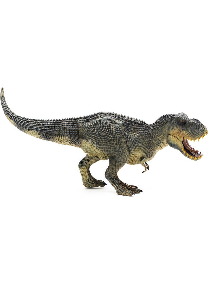 هالامودو كينغ كونغ تيرانوصور ركس لعبة الحيوان مع فكّ متحرك، تمثال الديناصور الحقيقي الصلد، لعبة الديناصور الجوراسي للأطفال، لعبة التعليم المعرفية للأطفال، ألعاب حمام وبركة ماء لعب، هدايا حفلة عيد ميلاد الفتيات الفتيان، هدية مثالية وديكور غرفة للأولاد والبنات، 36.5*8*13.5 سم - Image 2