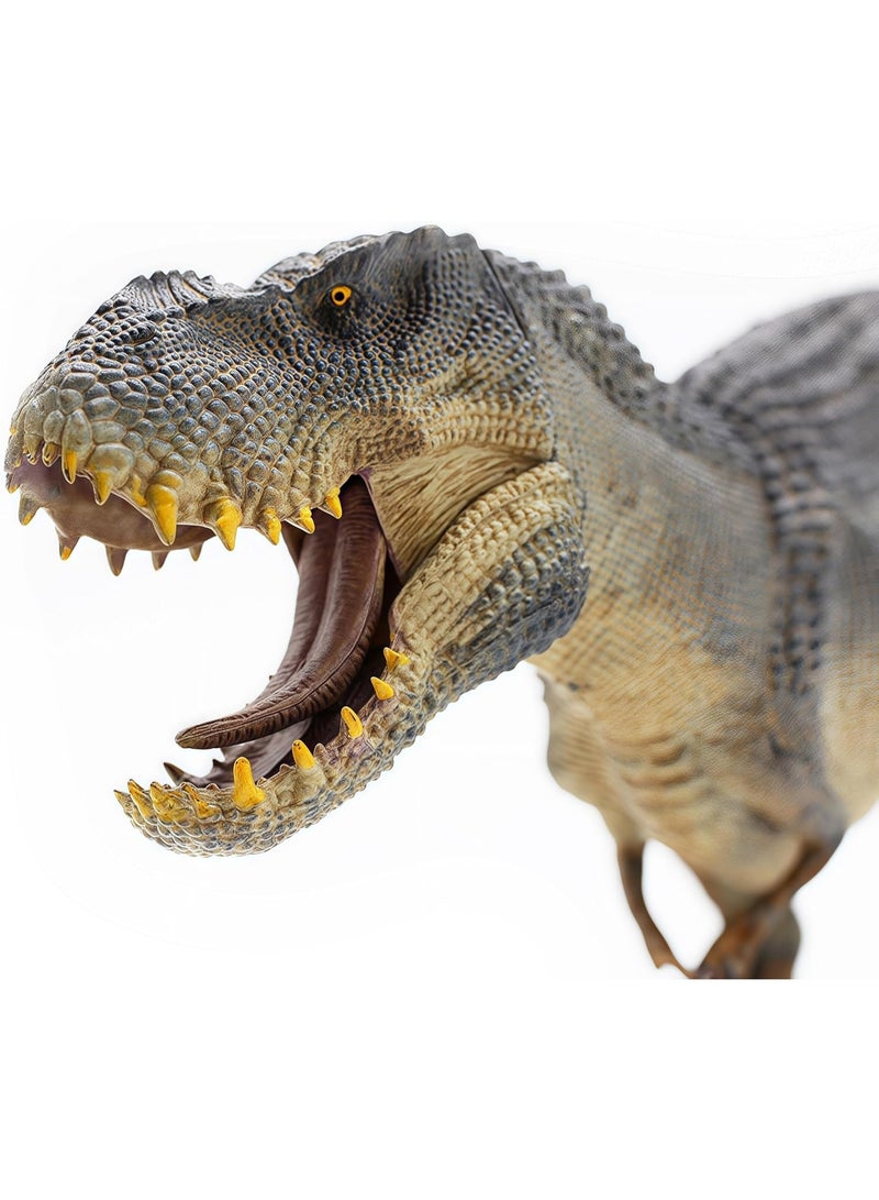 هالامودو كينغ كونغ تيرانوصور ركس لعبة الحيوان مع فكّ متحرك، تمثال الديناصور الحقيقي الصلد، لعبة الديناصور الجوراسي للأطفال، لعبة التعليم المعرفية للأطفال، ألعاب حمام وبركة ماء لعب، هدايا حفلة عيد ميلاد الفتيات الفتيان، هدية مثالية وديكور غرفة للأولاد والبنات، 36.5*8*13.5 سم - Image 3