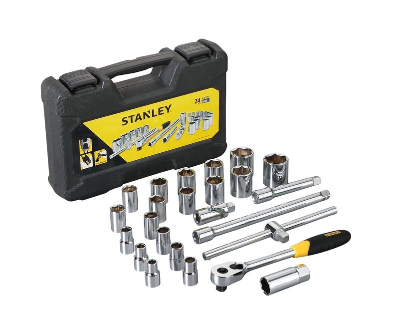 STANLEY 70964E 12Piece Chrome Vanadium Steel Combination Spanner Set with MaxiDrive System Anti - Image 5