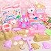 Tagitary Beach Toy Unicorn Sand Toys for KidsSand Castle Toys for Beach with Mesh BagSand ShovelsCastle KitsSiftersUnicorn Watering Can and TruckBeach Essential Outdoor Toys for Kids - Image 4