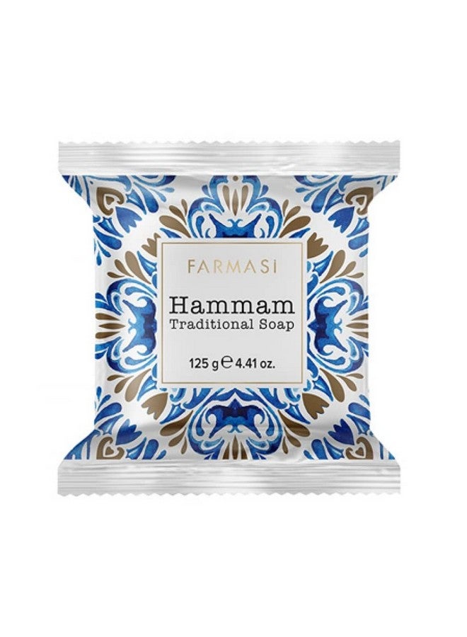 Traditional Soap Face And Body Cleansing And Hydrating Soap Bar For Man And Women Keeps Skin Clean Smooth & Moisturized 4.41 Oz. / 125 Gr (Hammam Traditional)