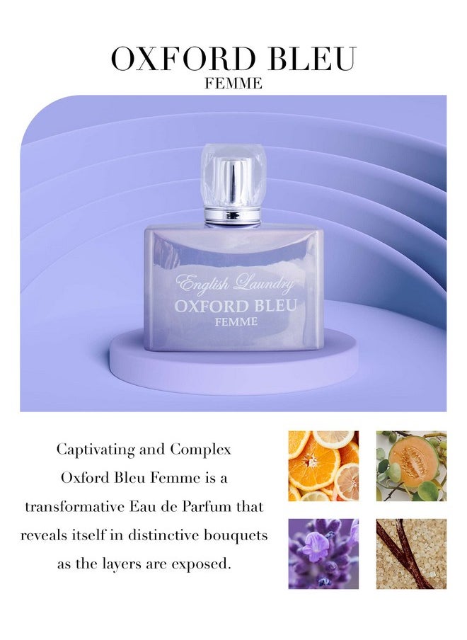English Laundry - Oxford Bleu Femme Eau De Parfum Spray 3.4 Fl Oz - Image 1