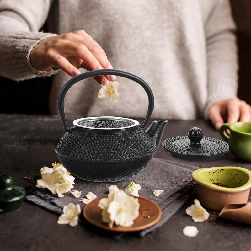 Small 0 3L Cast Iron Teapot Raw Iron Stovetop Kettle For Home And Office Use - Image 5
