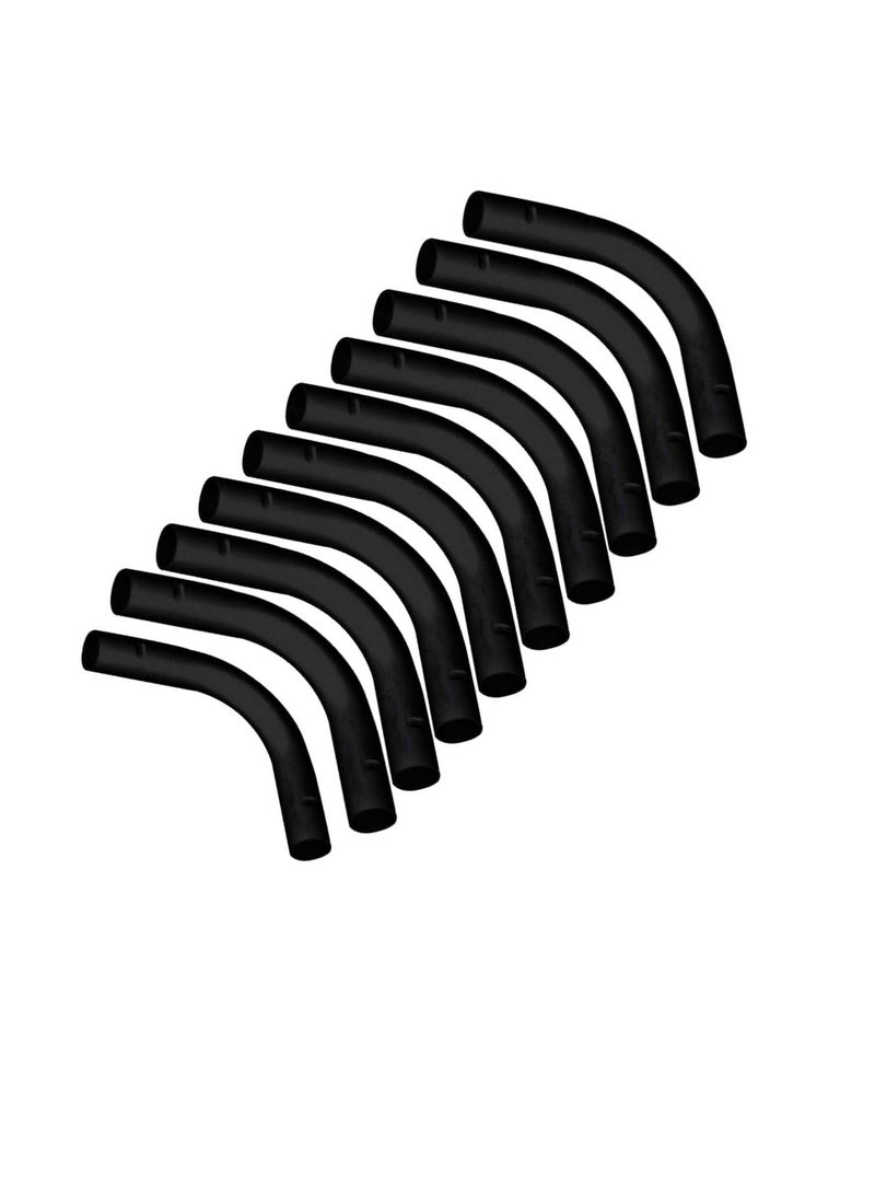 PVC Electrical Conduit Pipe & Fittings for Indoor and Outdoor Electrical Wiring and Cabling (Pack of 10) (38mm, Long Bend)  - Image 1