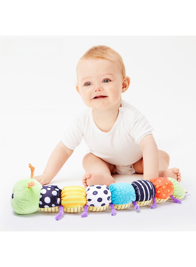 Sozzy Children's Caterpillar Doll Height Size Children's Day Gift Baby Comfort Early Education Toys-Color:Orange Caterpillar-No Trademark  - Image 4