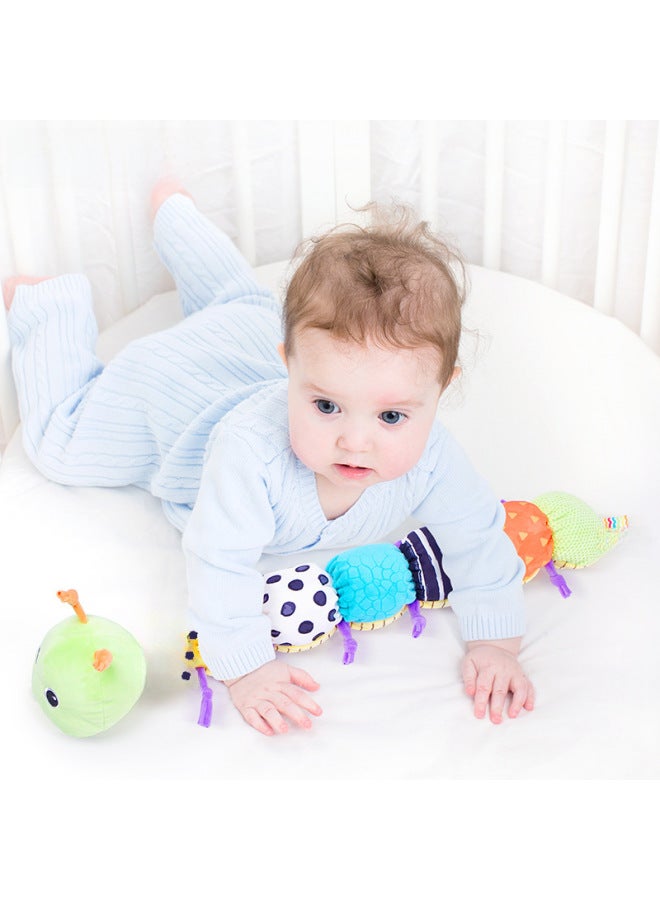 Sozzy Children's Caterpillar Doll Height Size Children's Day Gift Baby Comfort Early Education Toys-Color:Orange Caterpillar-No Trademark  - Image 3