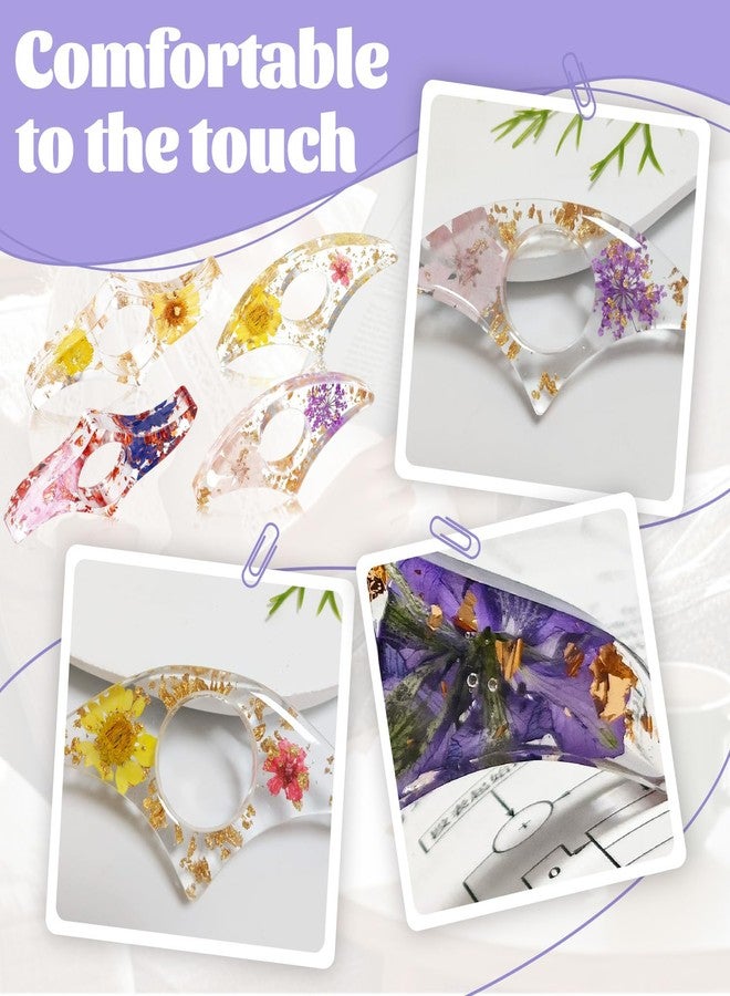 OLLBIT Dried Flower Book Page Holder 2PCS Book Accessories Thumb Book Page Holder Handmade Flower Bookmark for Reading Lovers Gifts for Book Lovers Teachers Students Kids (StyleB 2Pcs) - Image 5