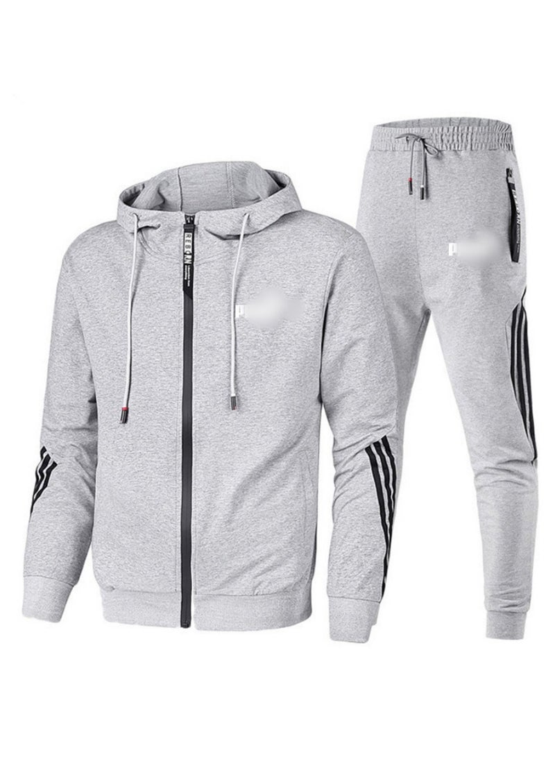 KUYING Men's loose sportswear and sports pants two-piece set  - Image 1