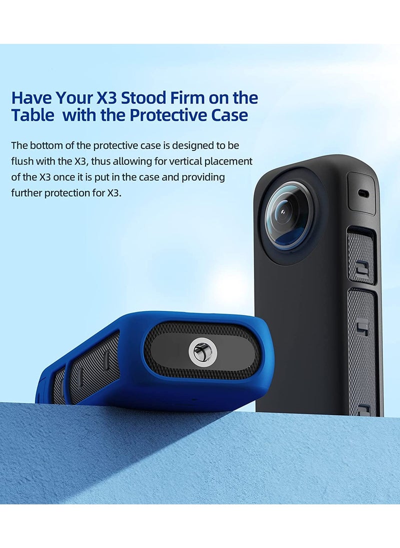 Generic - Protective Case for Insta360 X3 Panoramic Action Camera Black - Image 1