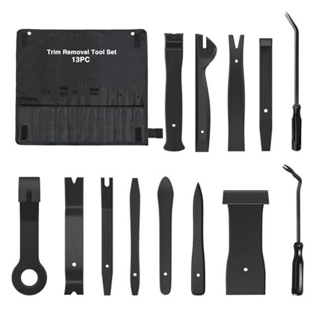 GOOACC 5PCS Auto Trim Removal Tool Kit No-Scratch Pry Tool for Car Door Clip Panel & Audio Dashboard Dismantle