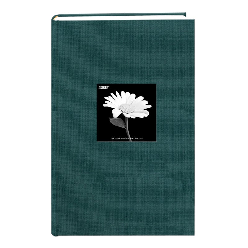 Pioneer Photo Albums Fabric Frame Cover Photo Album 300 Pockets Hold 4x6 Photos Majestic Teal