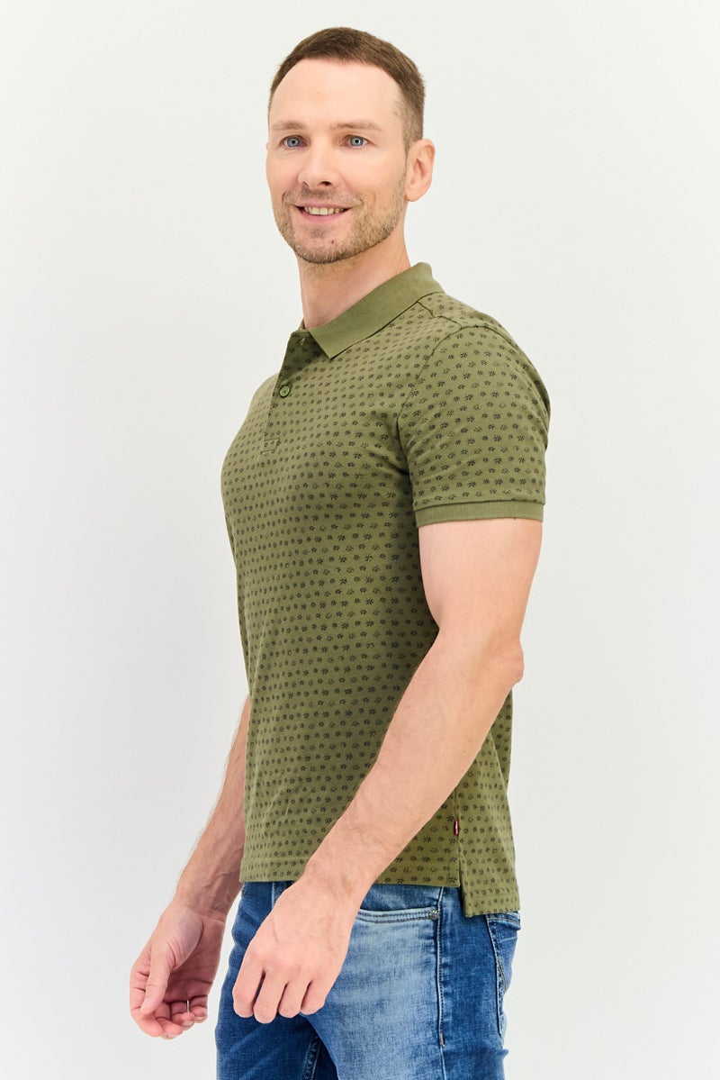 Levi's قميص بولو بأكمام قصيرة للرجال بتصميم مطبوع كامل، متعدد الألوان - Image 2