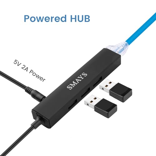 Smays Ethernet Adapter for onn Android TV 4K Streaming Device Box - Micro USB OTG Hub - Image 3