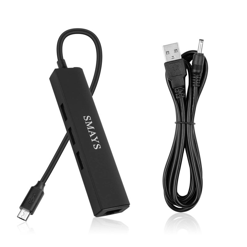 Smays Ethernet Adapter for onn Android TV 4K Streaming Device Box - Micro USB OTG Hub - Image 5