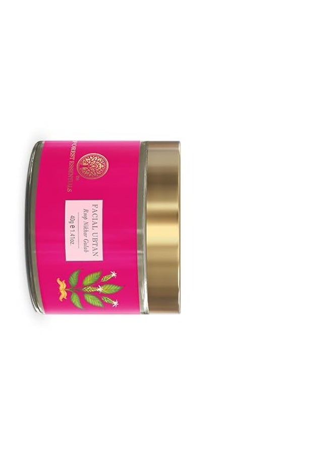 Forest Essentials Facial Ubtan Roop Nikhar & Gulab | Ayurvedic Face Scrub for Dry Skin | Gentle Exfoliation for Smooth & Radiant Complexion - Image 3