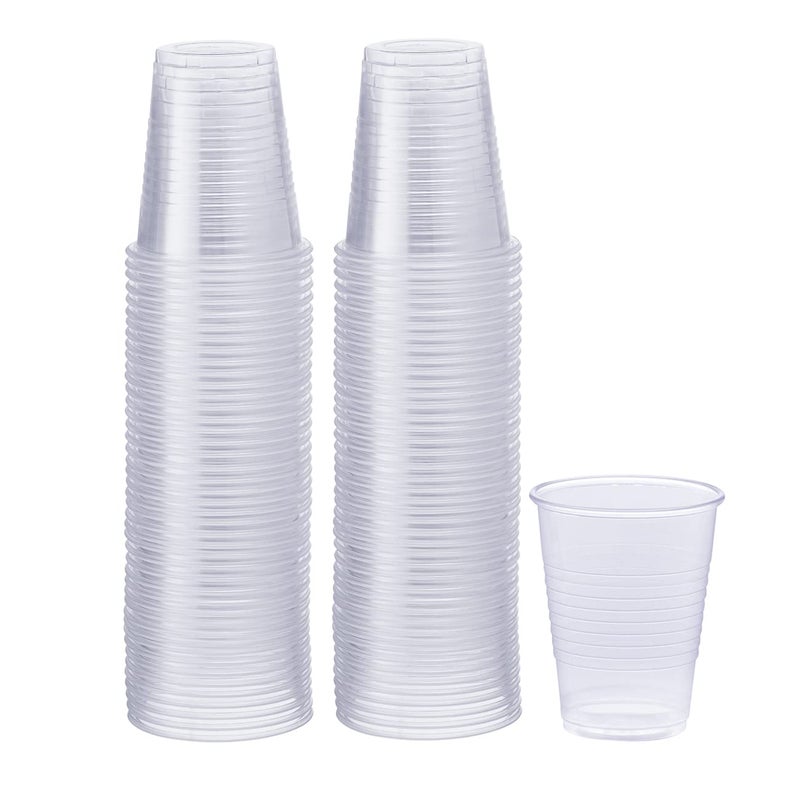 Comfy Package [5 oz. - 100 Count Clear Plastic Cups Disposable - Cold Party Drinking Cups for Events and Everyday Use - Image 1