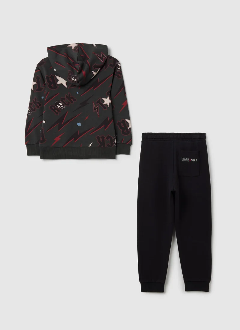 او في اس CHILDRENÂ€™S MULTICOLOURED SET IN PURE COTTON, REGULAR FIT