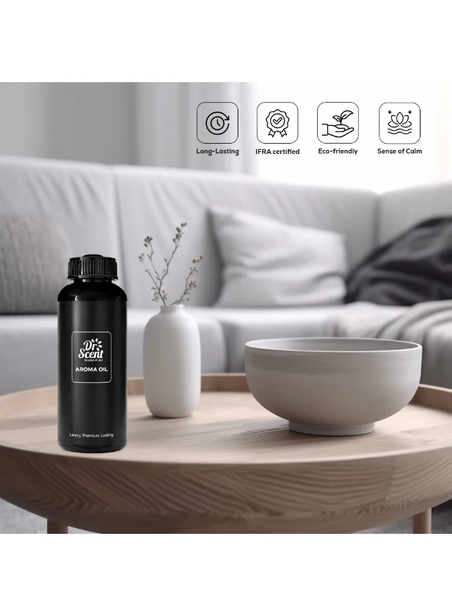 Dr Scent Dr Scent Diffuser Aroma Primum Oil | Dubai Scent - With Gentle and Natural Hints of Blueberry, Safron, White Musk, Rosemary and Amber 500ML