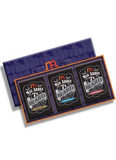 Man Arden 7X Beard Oil Gift Box - Royal Oud + Hydra Sport + Love Spell Beard Oils Set, 30Ml Each  - Image 3