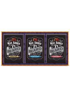 Man Arden 7X Beard Oil Gift Box - Royal Oud + Hydra Sport + Love Spell Beard Oils Set, 30Ml Each  - Image 4