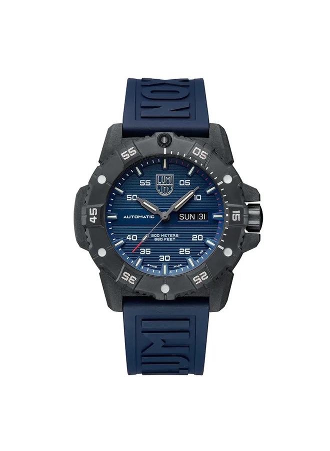 Men's Analog Round Shape Rubber Wrist Watch XS.3863 - 45 Mm