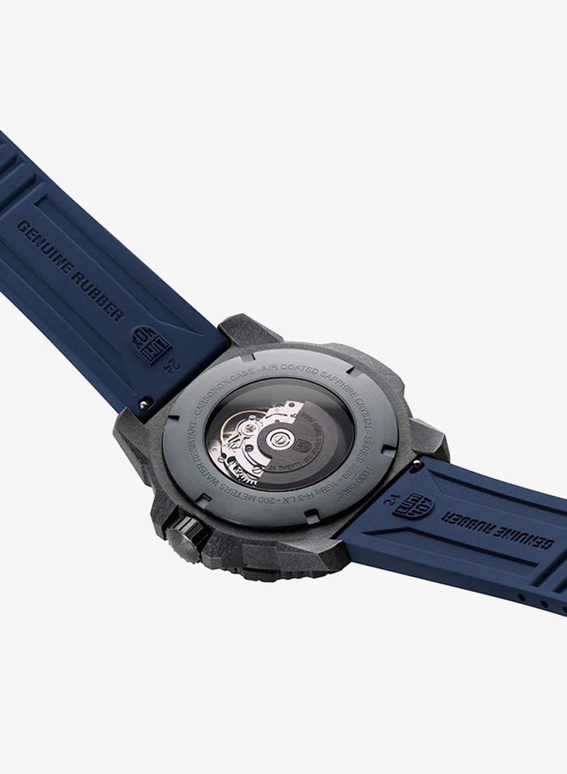 Luminox Men's Analog Round Shape Rubber Wrist Watch XS.3863 - 45 Mm - Image 5