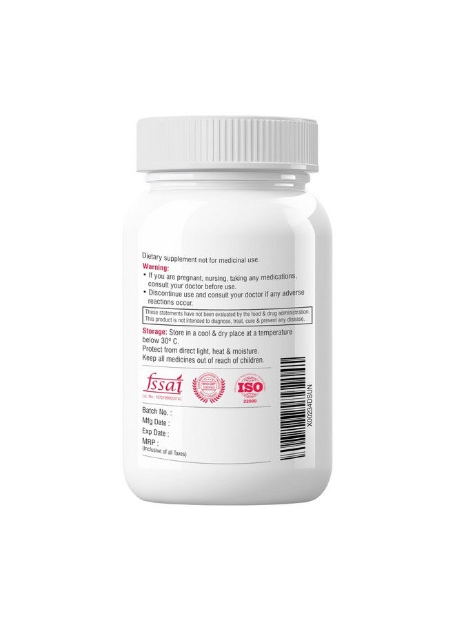 Biotrex Nutraceuticals Biotrex Nutraceuticals Glutathione With Vitamin C & E, Biotin, Grape Seed Extract, Alpha Lipoic Acid, L-Lysine For Healthy Skin Health, Antioxidant Supplement - 30 Vegetarian Capsules - Image 3