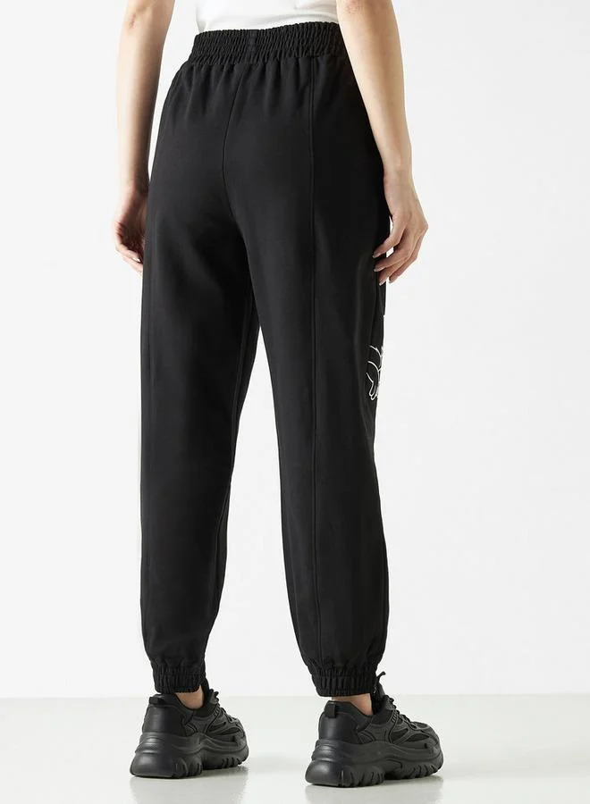 SP Characters Tom and Jerry Print Joggers with Elasticated Waistband and Pockets