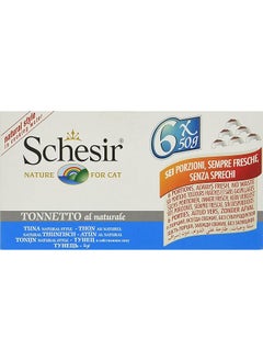 Schesir Cat Multipack Tuna Nt Style In Cooking Water 6X50G 