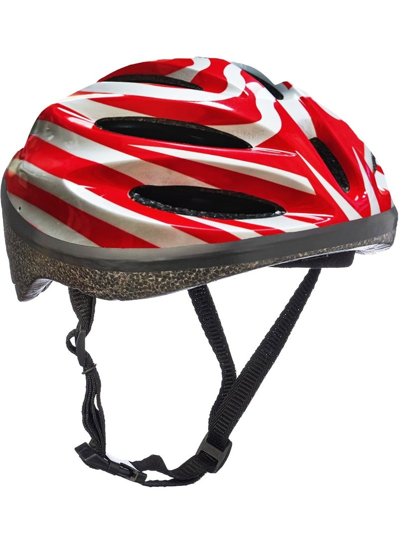 خوذة رأس للكبار قابلة للتعديل وخفيفة الوزن لممارسة الرياضات المتعددة، أحمر - Image 1