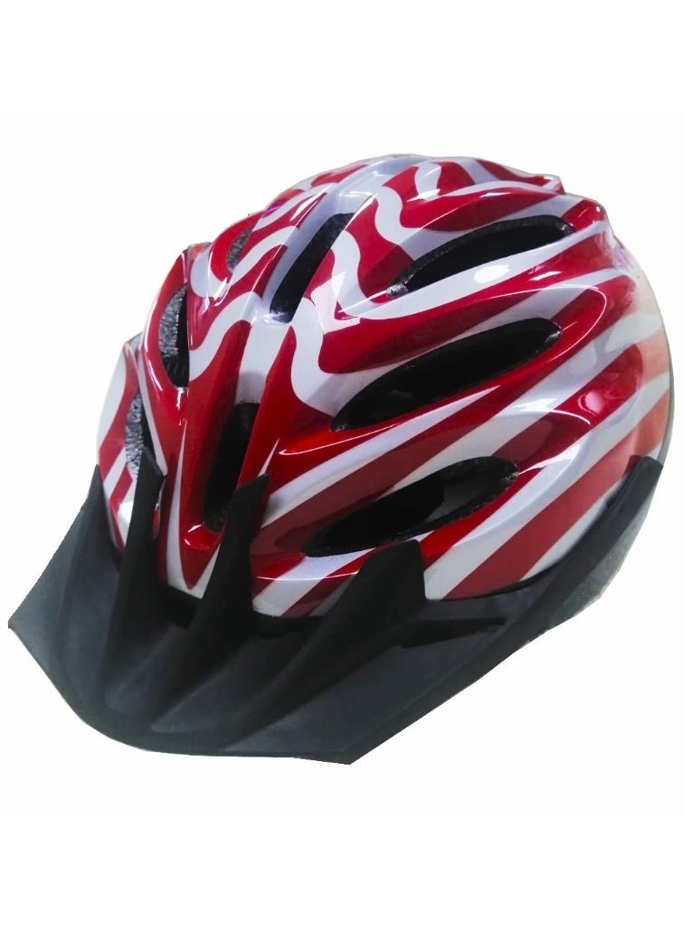 خوذة رأس للكبار قابلة للتعديل وخفيفة الوزن لممارسة الرياضات المتعددة، أحمر - Image 5