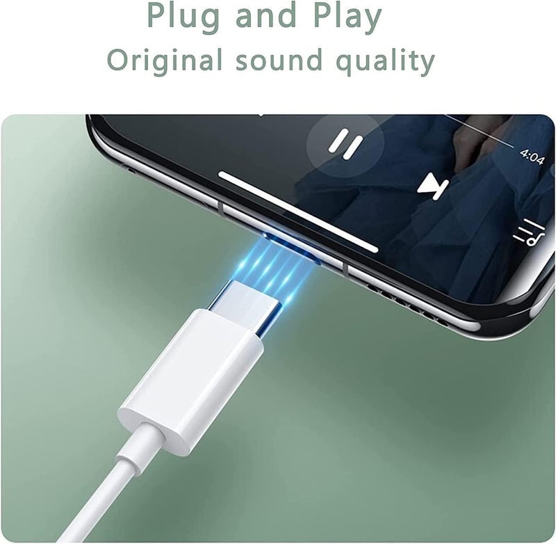 Honor AM33R Earphones Classic USB C Headset Stereo Audio Wired Headphone with Mic Microphone Volume Control Wind Compatible with Samsung and IPhone 15 and All Mobile Phones Devices - Image 3