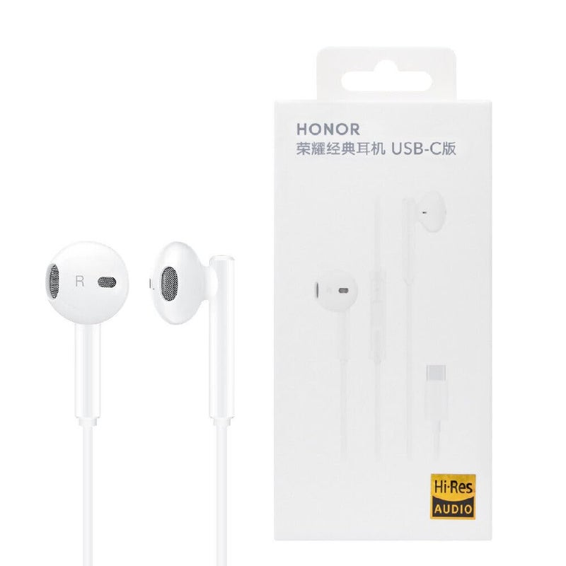 Honor AM33R Earphones Classic USB C Headset Stereo Audio Wired Headphone with Mic Microphone Volume Control Wind Compatible with Samsung and IPhone 15 and All Mobile Phones Devices - Image 2