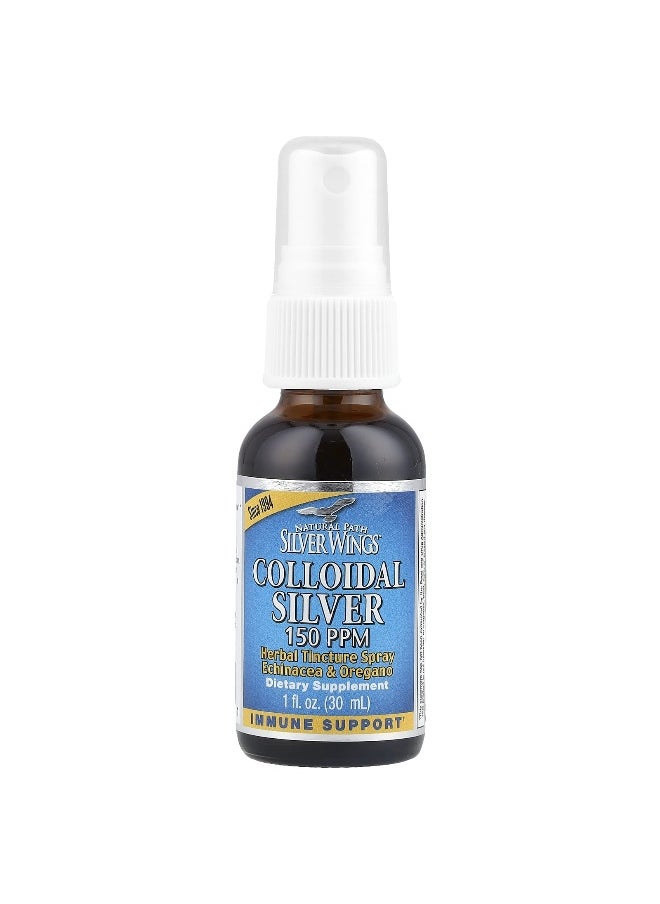 Natural Path Silver Wings Natural Path Silver Wings, Colloidal Silver Herbal Tincture Spray, Echinacea & Oregano, 1 fl oz (30 ml)  - Image 3