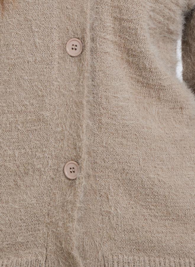 ستايلي كارديجان بقصة عادية ونسيج يارن - Image 3