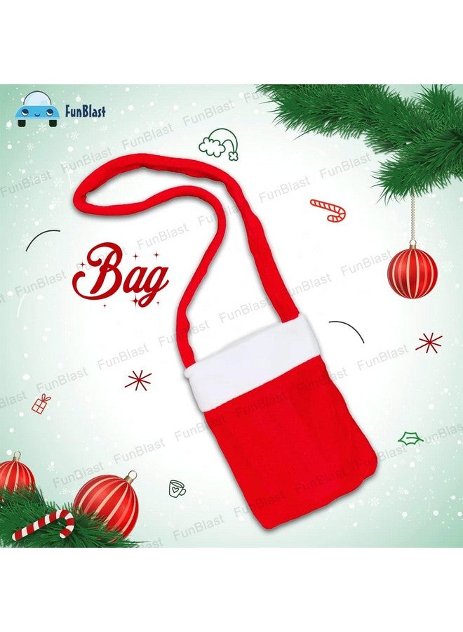 فنبلاست فستان تنكري سانتا كلوز من فن بلاست للأطفال الأولاد والبنات - ملابس عيد الميلاد للأولاد والبنات/ملابس تنكرية لعيد الميلاد للأطفال الصغار، هدايا عيد الميلاد للأطفال (من 3 إلى 5 سنوات) - Image 3