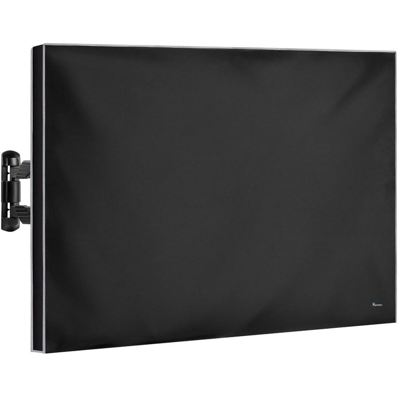 Outdoor TV Cover 8690 Inch Waterproof and Weatherproof TV Covers Outdoor TV Enclosure Smart Shield TV Screen Protector for Outside TV Cover for Moving TV Display Protectors Black
