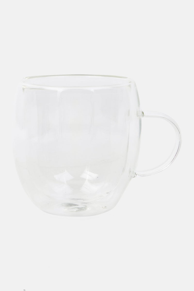 Muy Mucho Borosilicate Double Wall Cup 300ml, Tranparant  - Image 1