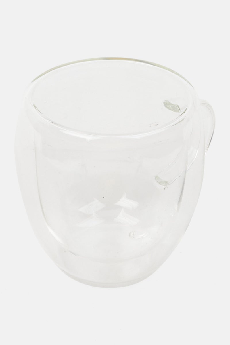 Muy Mucho Borosilicate Double Wall Cup 300ml, Tranparant  - Image 2