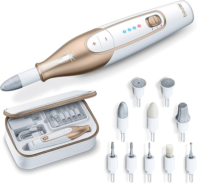 Beurer مجموعة بويرر MP42UK للعناية بالأظافر والباديكير والمانيكير مع 7 ملحقات - Image 1