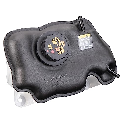 TRQ Radiator Coolant Reservoir Expansion Tank Overflow Bottle Compatible with 2011-2014 Ford Mustang FO3014120 - Image 1