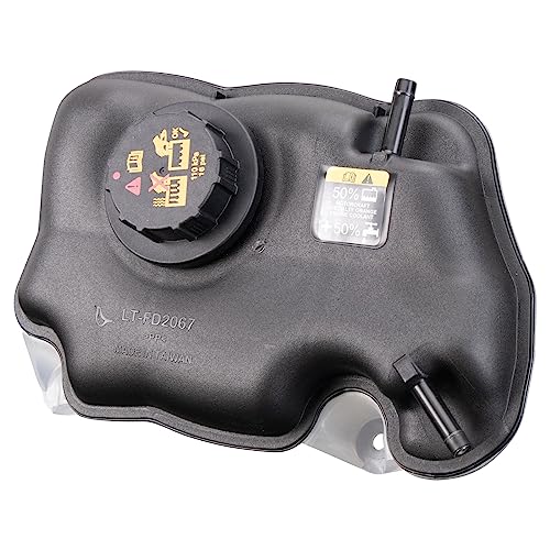TRQ Radiator Coolant Reservoir Expansion Tank Overflow Bottle Compatible with 2011-2014 Ford Mustang FO3014120 - Image 2