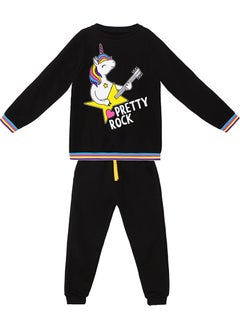 Mshb&G Rock Unicorn Girls Tracksuit  - Image 3