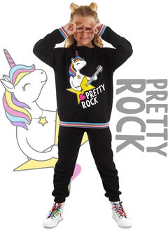 Mshb&G Rock Unicorn Girls Tracksuit  - Image 1
